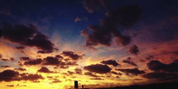 Low angle view of cloudy sky