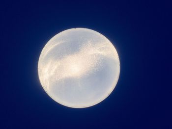 Close-up of moon at night