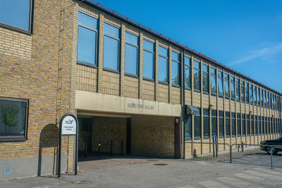 One of the towns school buildings, norreportskolan