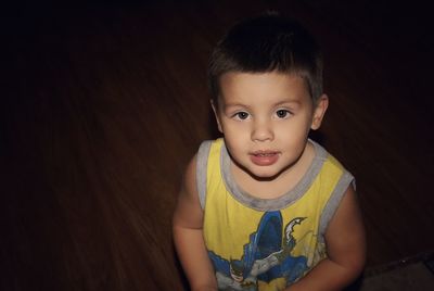 Portrait of cute girl