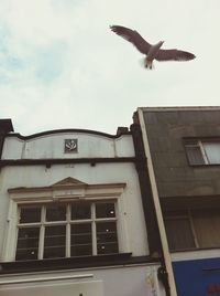 Low angle view of built structure against sky