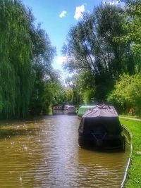 Boat in river