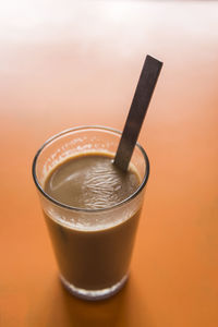 Close-up of drink on table