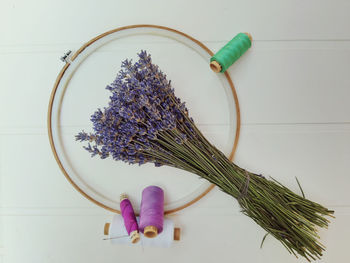 Midsummer lavender harvest - embroidery, journaling, gardening