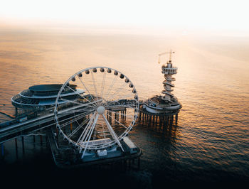 Ferris wheel at sea