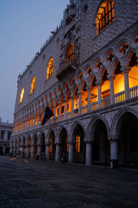 Low angle view of historical building
