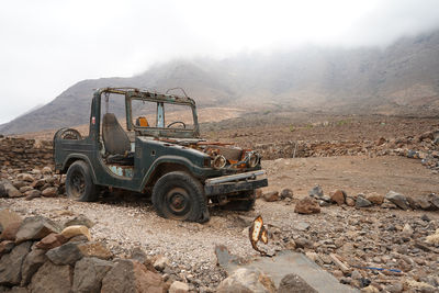 Jeep wrack from war