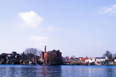 River with buildings in background