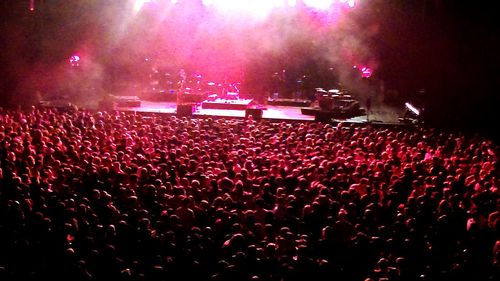 Crowd at music concert