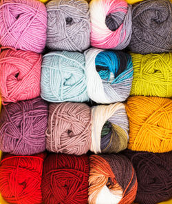 Full frame shot of multi colored pencils