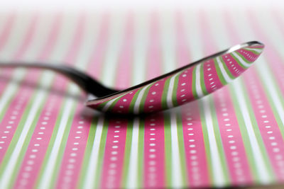 Close-up of pink leaf