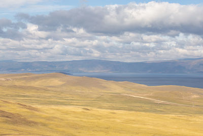Scenic view of landscape against sky