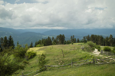 Scenic view of landscape against sky