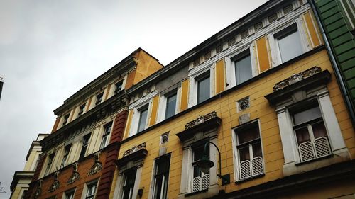 Low angle view of building against sky