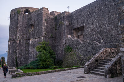 View of old ruins