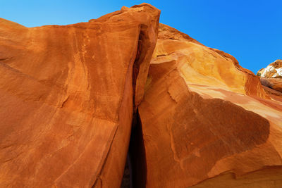 Rock formations in desert