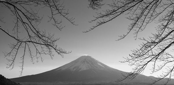 Scenic view of mountain against sky