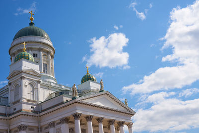Low angle view of building against sky