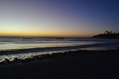 Scenic view of beach
