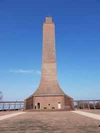 View of historic monumental against blue sky