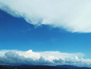 Low angle view of clouds in sky