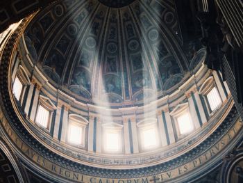 Low angle view of dome of building