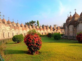 Low angle view of a castle