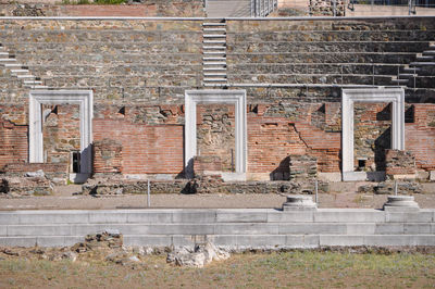 Low angle view of old building