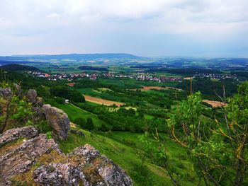 Scenic view of landscape against sky
