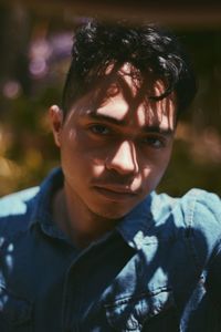 Portrait of young man smiling