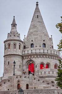 Low angle view of historical building against sky