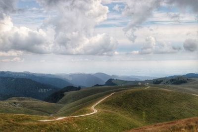 Scenic view of landscape against sky