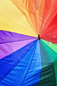 Full frame shot of multi colored parasol