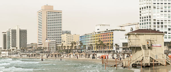 Panoramic view of tel aviv cityscape