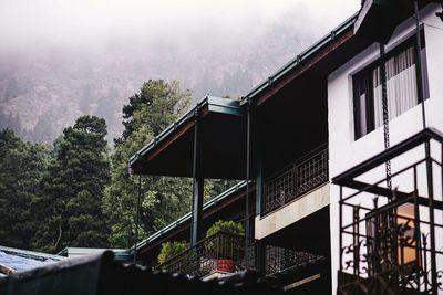 Built structure with trees in background