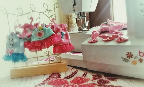 Close-up of food on table