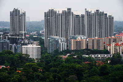 Buildings in city