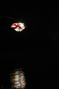 Reflection of sky in lake