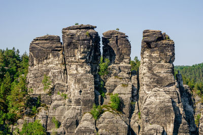 Bastei rock formation 