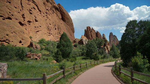 Panoramic view of landscape against sky