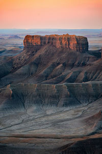 Scenic view of rocky mountain