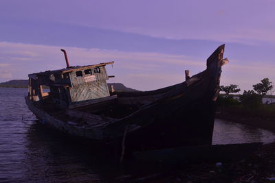 Boats in lake