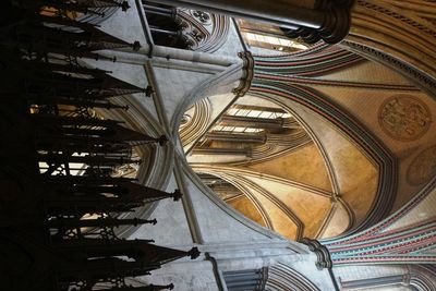 Low angle view of ceiling