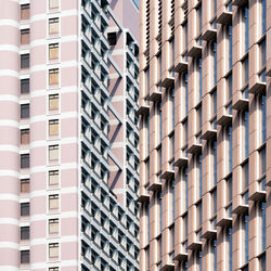 Full frame shot of residential buildings