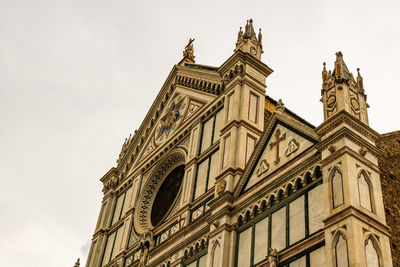 Low angle view of historical building against sky