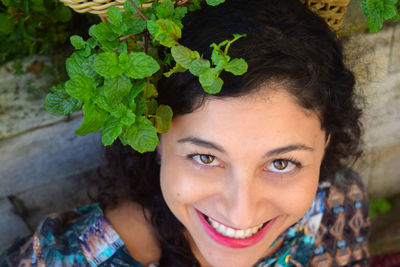 Portrait of a smiling young woman