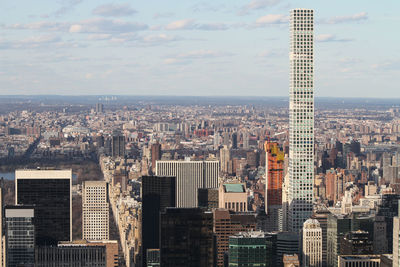 Aerial view of a city