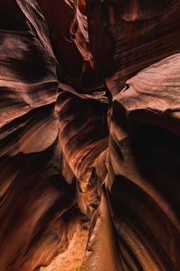 Full frame shot of rock formation