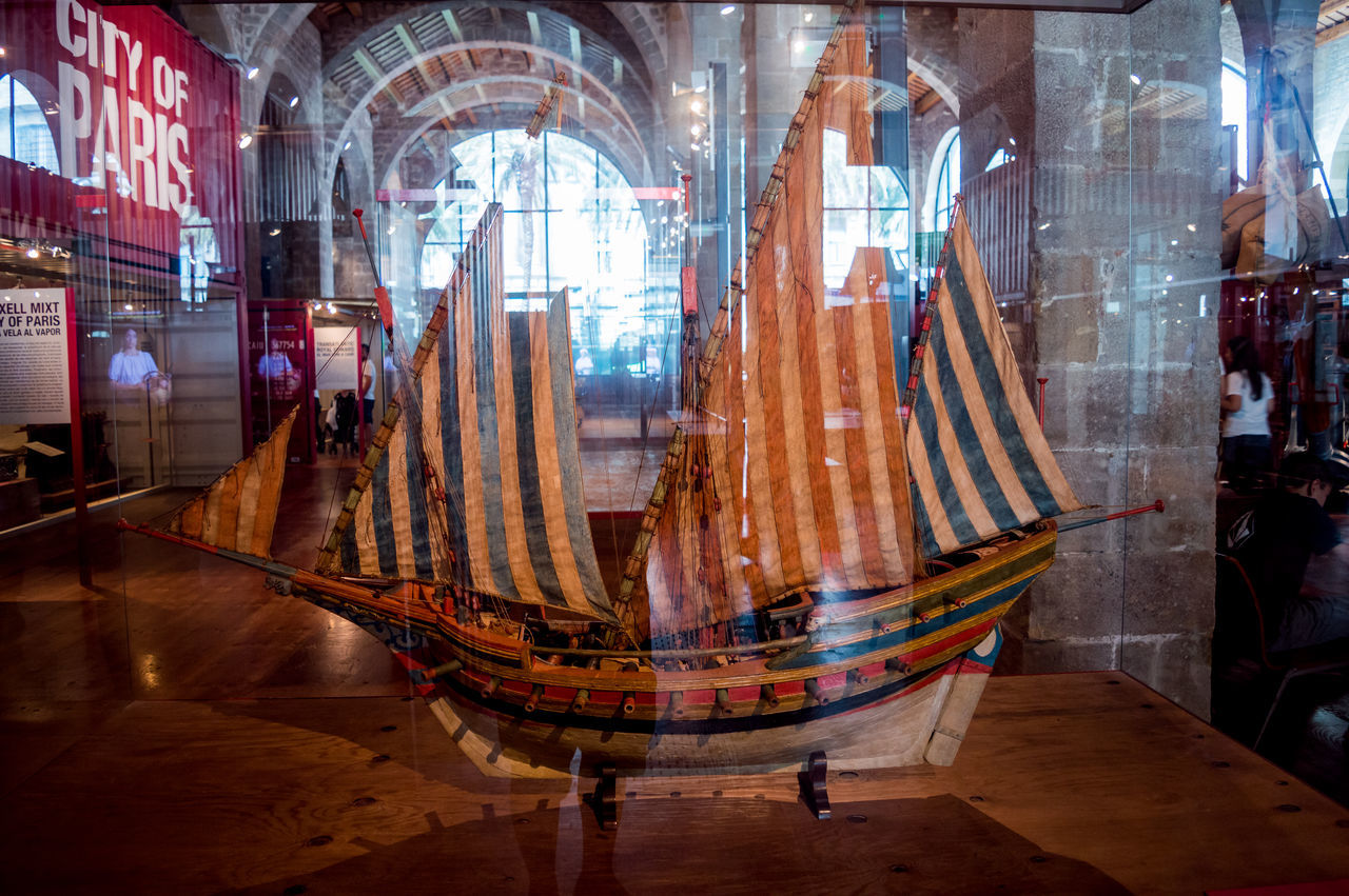 PANORAMIC SHOT OF ILLUMINATED GLASS WINDOW