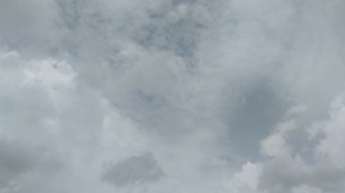 Low angle view of clouds in sky